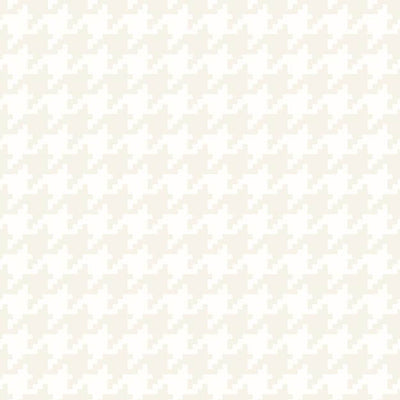 product image of Houndstooth Motif Wallpaper in Ivory/Cream 51