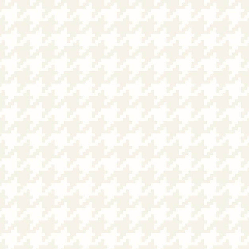 media image for Houndstooth Motif Wallpaper in Ivory/Cream 292