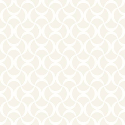 product image of Ogee Flowing Wallpaper in Cream/Ivory 516