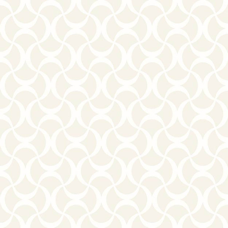 media image for Ogee Flowing Wallpaper in Cream/Ivory 248