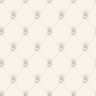 product image of Tufted Diamond Wallpaper in Cream 568