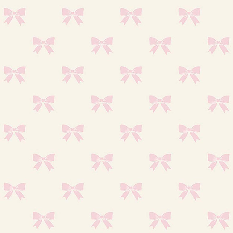 media image for Pretty Bows Wallpaper in Pink/Cream 212