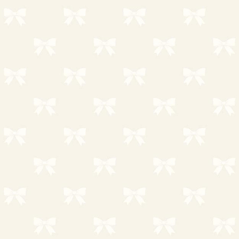 media image for Pretty Bows Wallpaper in Ivory/Cream 280