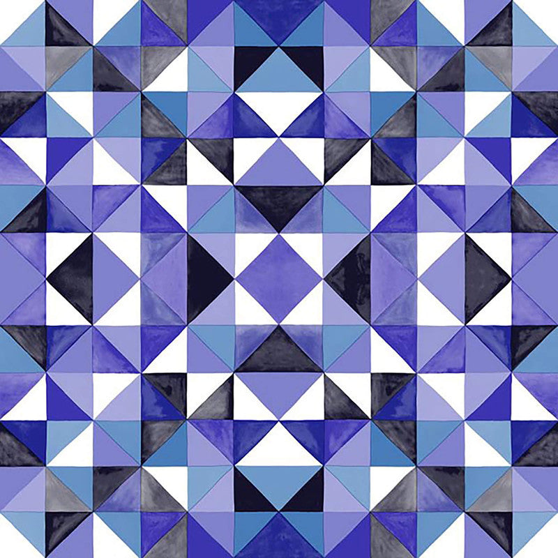 media image for Geometric Contemporary Edgy Wallpaper in Purple/Indigo 220