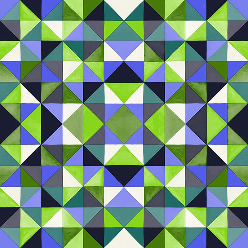 media image for Geometric Contemporary Edgy Wallpaper in Green/Teal 282