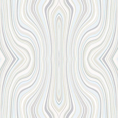 product image of Abstract Psychedelic Mirror Wallpaper in Ivory/Beige 514