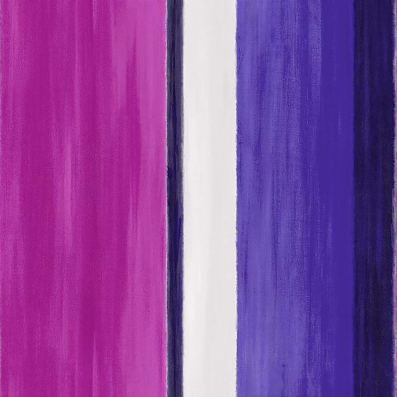 media image for Watercolor Brushstroke Stripe Wallpaper in Iris/Fuchsia 24