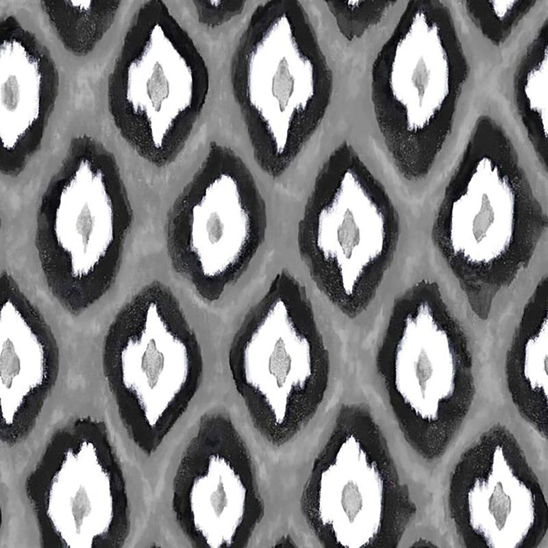 media image for Ogee Contemporary Wallpaper in Black/Grey 264