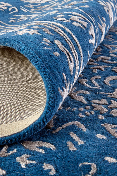 product image for Khalo Hand Tufted Blue and Gray Rug by BD Fine Roll Image 1 5