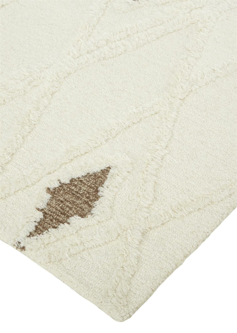 media image for Elika Hand Tufted Ivory and Beige Rug by BD Fine Corner Image 1 25