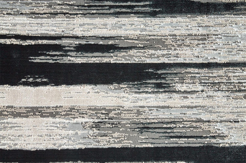 media image for Orin Black Rug by BD Fine Texture Image 1 245