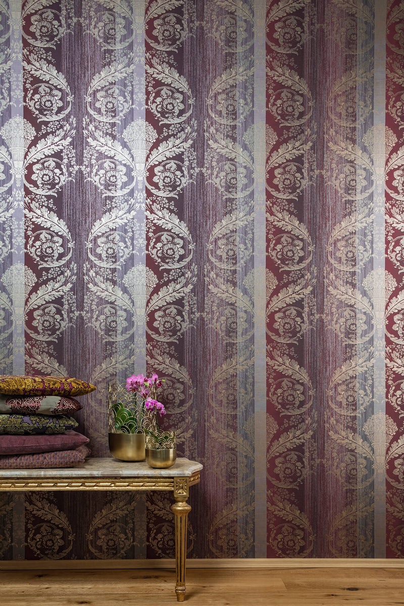 media image for Nerites Ruby Red Wallpaper from the Adonea Collection by Galerie Wallcoverings 26