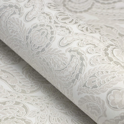 product image for Ares Antique White Wallpaper from the Adonea Collection by Galerie Wallcoverings 6