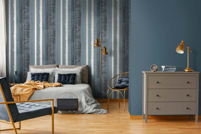 product image for Hermes Midnight Blue Wallpaper from the Adonea Collection by Galerie Wallcoverings 11