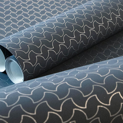 product image for Balance Wallpaper in Night Blue 42