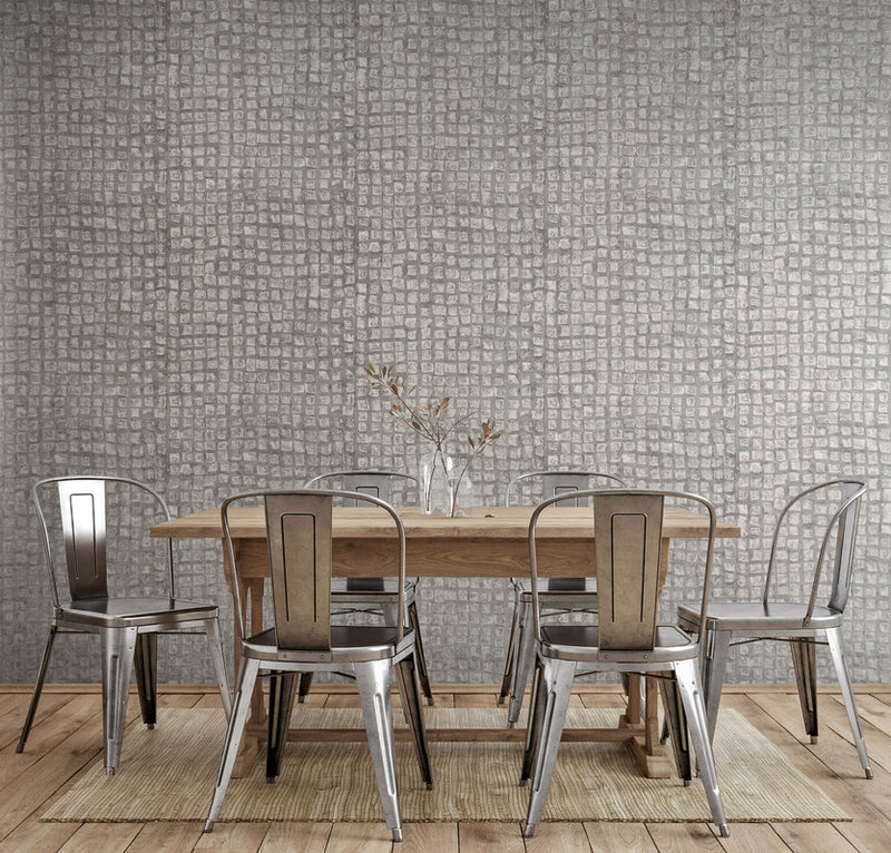 media image for Manhattan Wallpaper in Taupe Grey 274