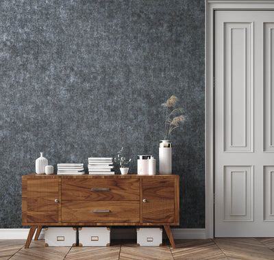 product image for Scratched Plaster Wallpaper in Blue 60