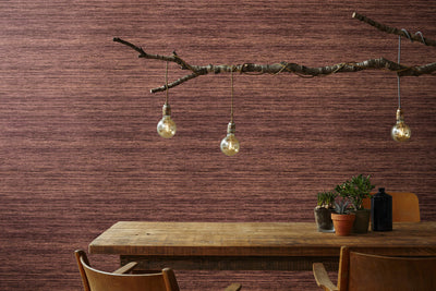 product image for Horizontal Leaf Wallpaper in Red 38