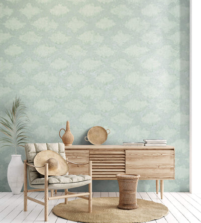 product image for Stamped Aqua Wallpaper from the Crafted Collection by Galerie Wallcoverings 5