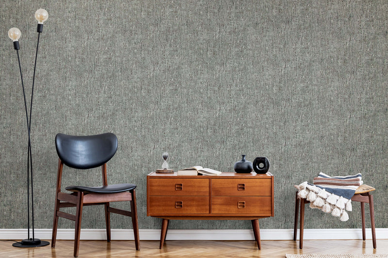 media image for Base Slate Grey Wallpaper from the Crafted Collection by Galerie Wallcoverings 224