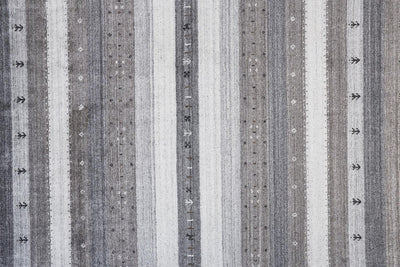 product image for Yurie Hand Knotted Dark and Opal Gray Rug by BD Fine Texture Image 1 12