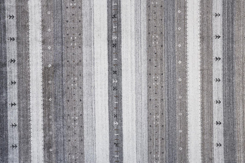 media image for Yurie Hand Knotted Dark and Opal Gray Rug by BD Fine Texture Image 1 293