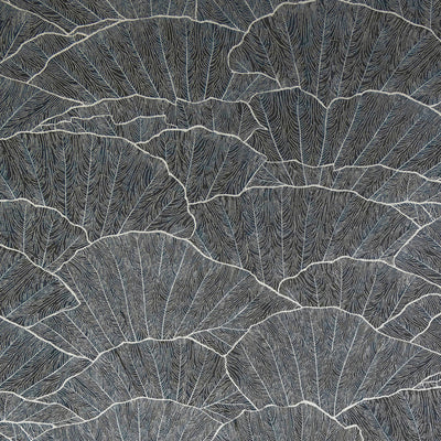 product image of Seashell Wallpaper in Black Blue 511