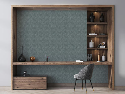 product image for Greek Tile Wallpaper in Black Blue 85