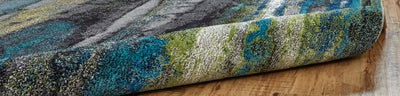 product image for Omari Teal and Teal Rug by BD Fine Roll Image 1 64