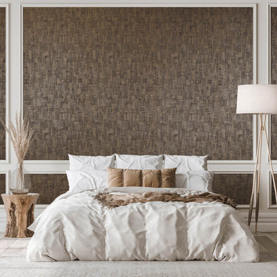 product image for Jacquard Wallpaper in Brown 88