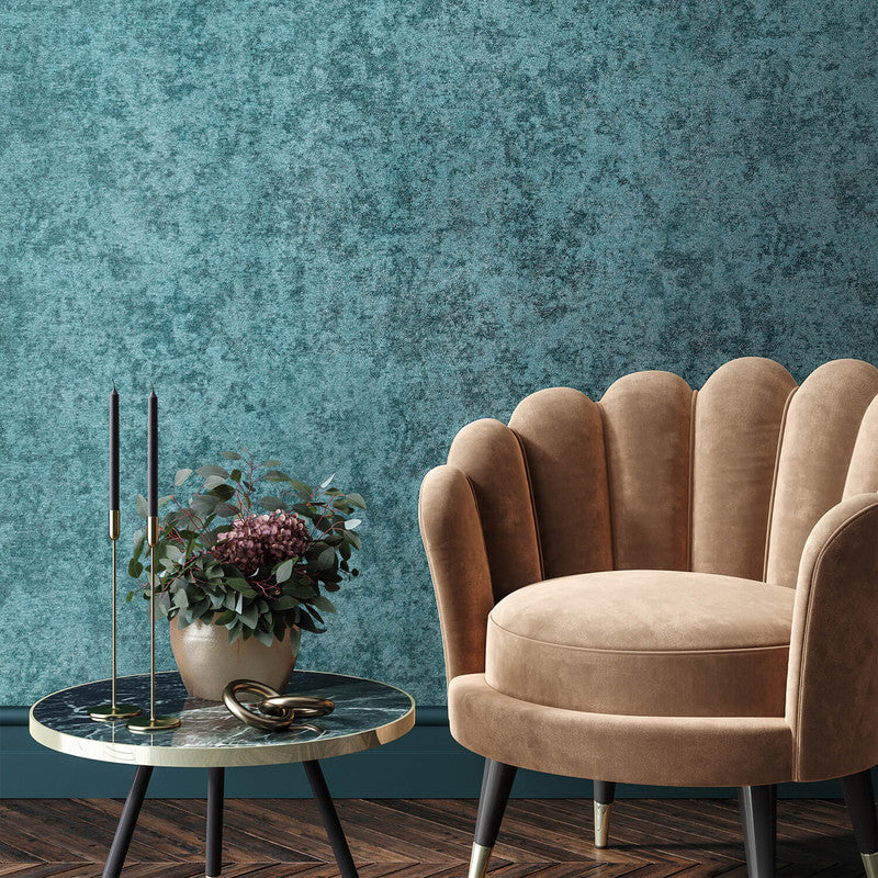 media image for Satin Wallpaper in Petrol 271