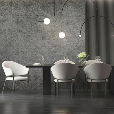 product image for Satin Wallpaper in Anthracite 45