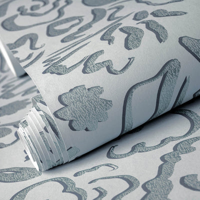 product image for Fiore Operatic Flowers Wallpaper in Poppy Seed 40