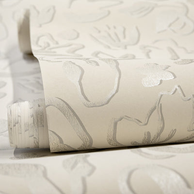 product image for Fiore Operatic Flowers Wallpaper in Sesame 96