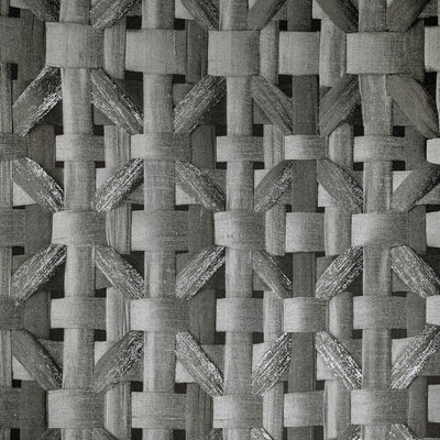 product image of Seta Octagonal Honeycomb Wallpaper in Black Pepper 518