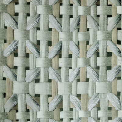 product image of Sample Seta Octagonal Honeycomb Wallpaper in Green Pepper 528