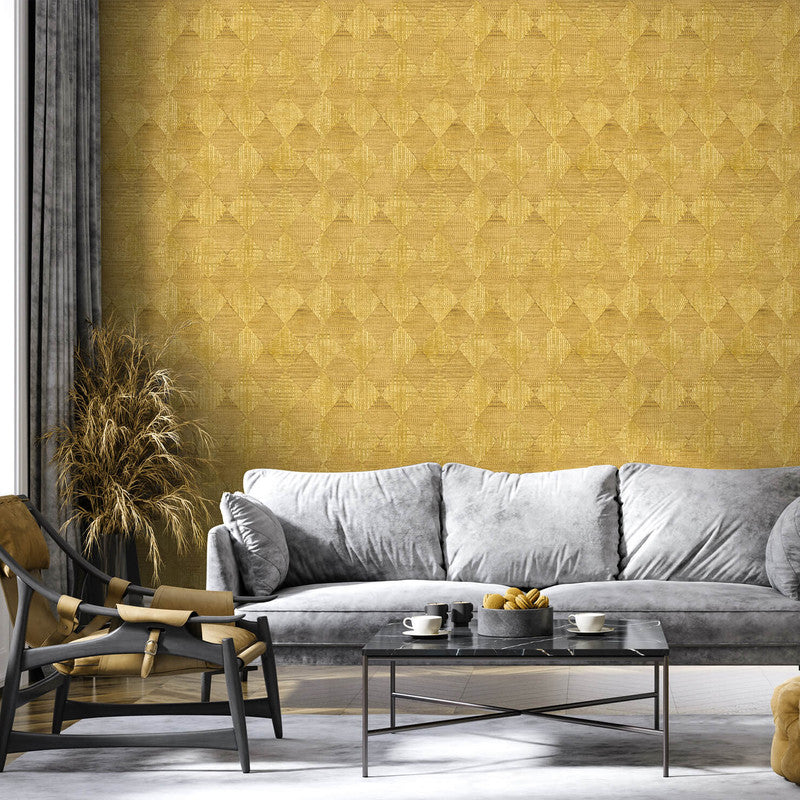 media image for Raffia Wallpaper in Curry 269