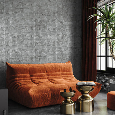 product image for Raffia Wallpaper in Black Pepper 97