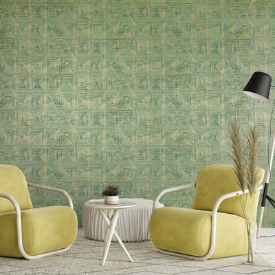 product image for Raffia Wallpaper in Spirulina 54