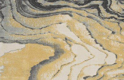 product image for Milania Gray and Yellow Rug by BD Fine Texture Image 1 78