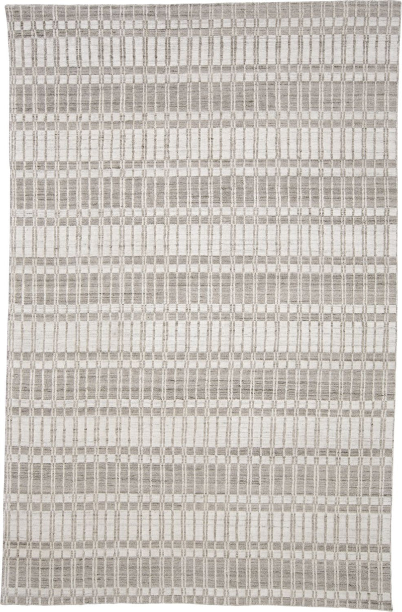 media image for Odami Hand Woven Taupe and Ivory Rug by BD Fine Flatshot Image 1 218