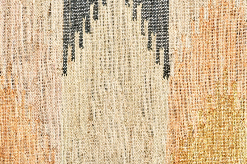 media image for Miska Flatweave Orange and Blue Rug by BD Fine Texture Image 1 239