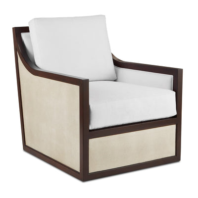product image of Evie Muslin Swivel Chair 1 523