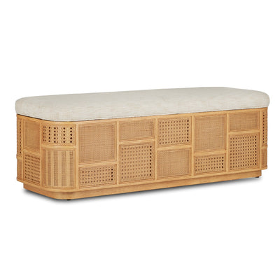 product image of Anisa Parchment Storage Bench 1 575