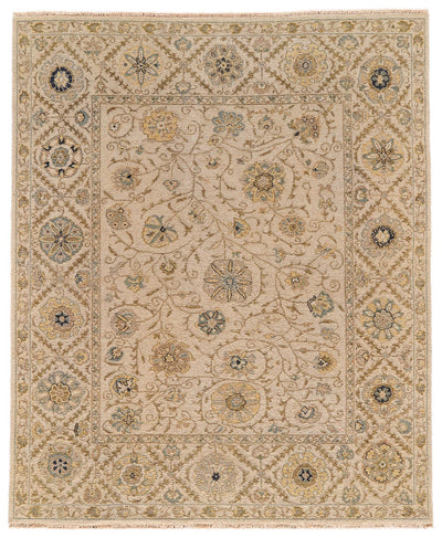 product image for Sulli Hand Knotted Tan and Gold Rug by BD Fine Flatshot Image 1 78