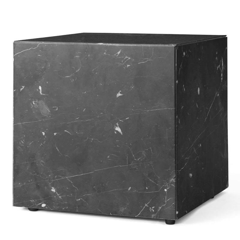 media image for Plinth Table Cubic in Black Marquina Marble design by Menu 285