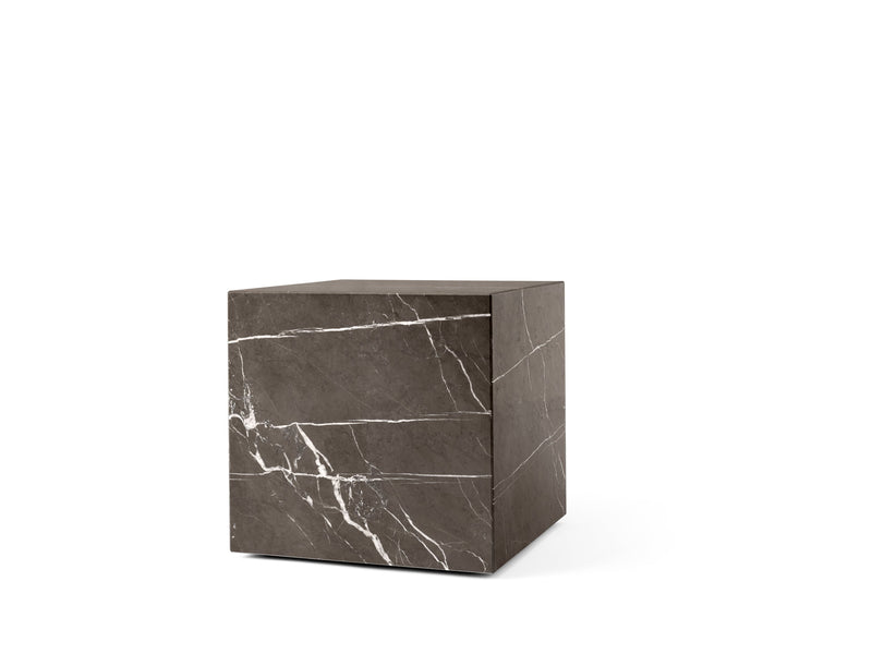 media image for Plinth Table Cubic in Black Marquina Marble design by Menu 264