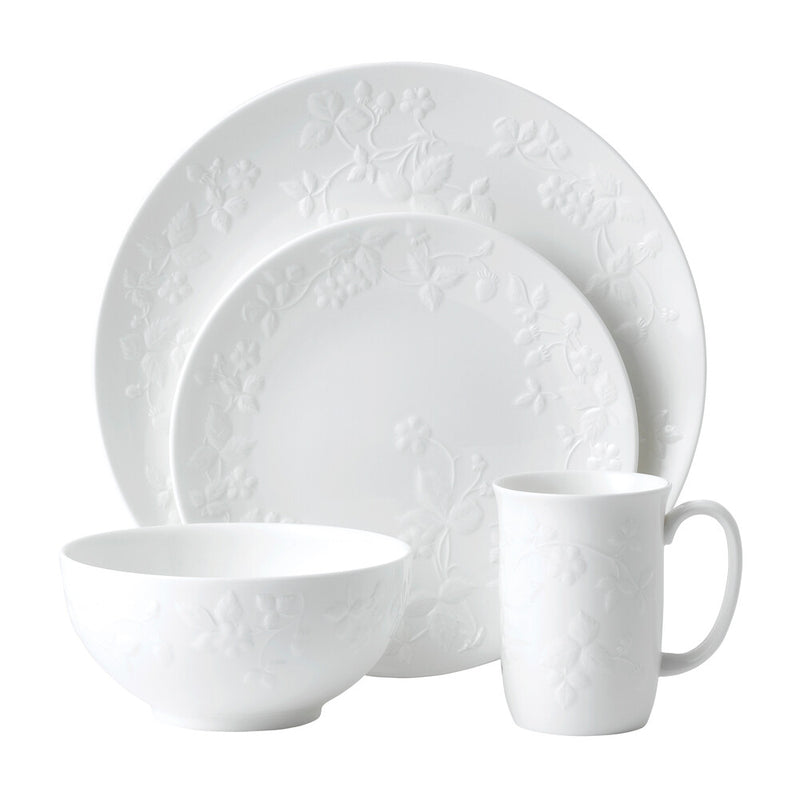 media image for Wild Strawberry White Dinnerware Collection 298
