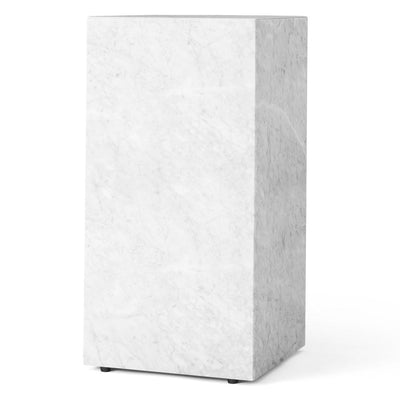 product image of Plinth Table Tall in White Carrara Marble design by Menu 569