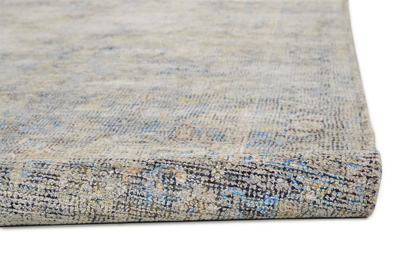 media image for Ramey Hand Woven Blue and Gray Rug by BD Fine Roll Image 1 240